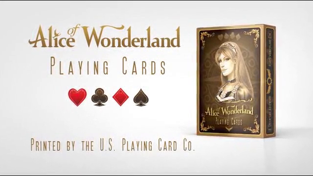 ALICE IN WONDERLAND SILVER DECK PLAYING CARDS BY GAMBLERS WAREHOUSE MAGIC TRICKS 