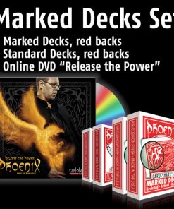 Phoenix Marked Deck Set (Red) by Card-Shark - Trick
