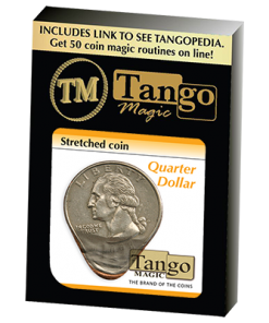 Stretched Coin Quarter Dollar by Tango- (D0095)