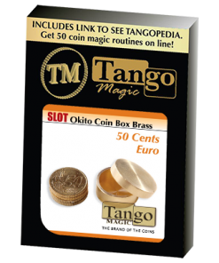 Slot Okito Coin Box Brass 50cent Euro by Tango -Trick (B0016)