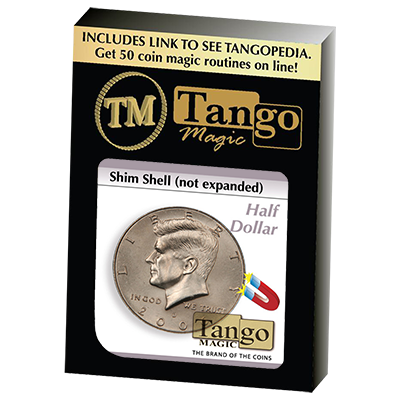 Shim Shell Half Dollar NOT Expanded (D0083) by Tango - Trick Shim Shell Half Dollar NOT Expanded (D0083) by Tango - Trick
