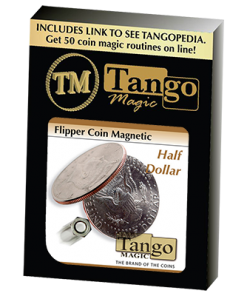 Magnetic Flipper Coin (Half Dollar)(D0042)by Tango - Trick