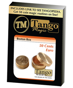 Boston Coin Box Brass (50 cents Euro) by Tango - Trick (B0006)