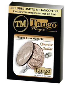 Flipper Coin Magnetic Quarter Dollar (D0043)by Tango - Trick