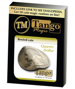Bended Coin (Quarter Dollar)(D0097) by Tango - Trick