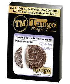 Bite Coin - US Quarter (Internal With Extra Piece) (D0045)by Tango - Trick