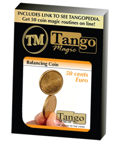 Balancing Coin (50 cents Euro) by Tango - Trick(E0048)