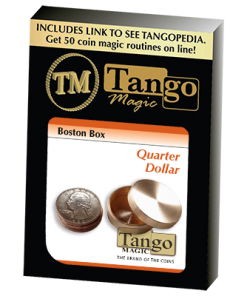Boston Box (Brass US Quarter) by Tango Magic - Trick (B0011)