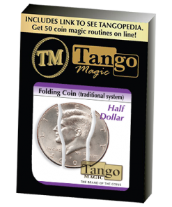 Folding Coin Half Dollar (D0020) by Tango Magic - Trick