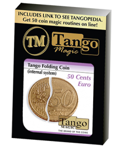 Folding Coin (E0038) (50 Cent Euro, Internal System) by Tango - Trick