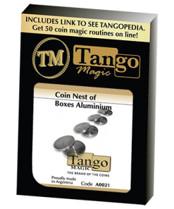 Coin nest of Boxes (Aluminum) by Tango - Trick (A0021)
