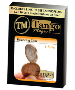 Balancing Coin (1 Euro) by Tango Magic- Trick (E0049)