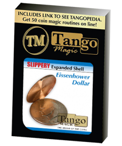 Slippery Expanded Shell Eisenhower Dollar (D0090) by Tango - Trick Slippery Expanded Shell Eisenhower Dollar (D0090) by Tango - Trick