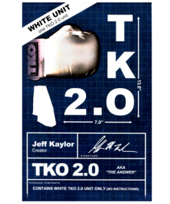 TKO 2.0 Gimmick only (white) by Jeff Kaylor - Trick