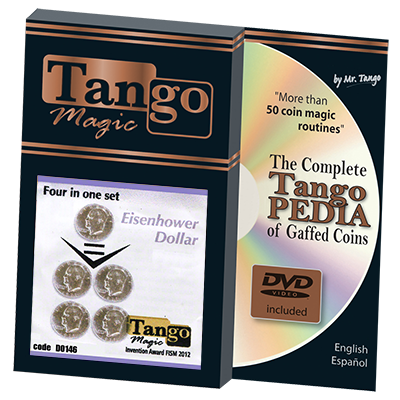 Four in One Eisenhower Dollar Set (D0146) by Tango - Trick Four in One Eisenhower Dollar Set (D0146) by Tango - Trick