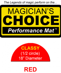 Classy Close-Up Mat (RED - 18 inch) by Ronjo - Trick Classy Close-Up Mat (RED - 18 inch) by Ronjo - Trick