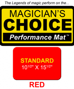 Standard Close-Up Mat (RED - 10.5x15.5) by Ronjo - Trick Standard Close-Up Mat (RED - 10.5x15.5) by Ronjo - Trick