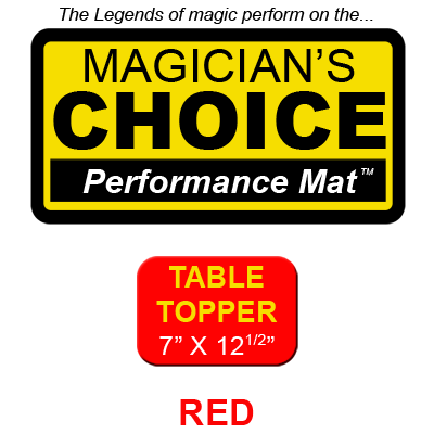 Table Topper Close-Up Mat (RED - 7x12.5) by Ronjo - Tric Table Topper Close-Up Mat (RED - 7x12.5) by Ronjo - Tric