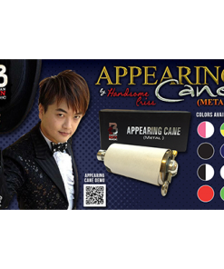 Appearing Cane (Metal / Red & White) by Handsome Criss and Taiwan Ben Magic - Trick