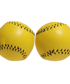 Chop Cup Balls Yellow Leather (Set of 2) by Leo Smetsers - Trick