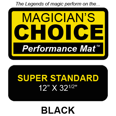 Bartender's Choice Close-Up Mat (BLACK Super Standard - 12x32.5) by Ronjo - Trick Bartender's Choice Close-Up Mat (BLACK Super Standard - 12x32.5) by Ronjo - Trick