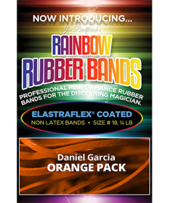 Joe Rindfleisch's Rainbow Rubber Bands (Daniel Garcia - Orange Pack  ) by Joe Rindfleisch - Trick