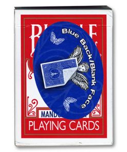 Blank Face 809 Mandolin Back (Blue Back) by USPCC - Trick