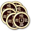 Chinese Half Dollar (Black) Coin - Trick