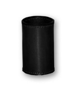 Leather Coin Cylinder (Black, Half Dollar Size) - Trick