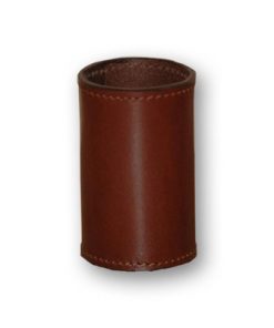 Leather Coin Cylinder (Brown, Dollar Size) - Tricks