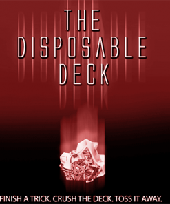Disposable Deck 2.0 (red) by David Regal - Trick