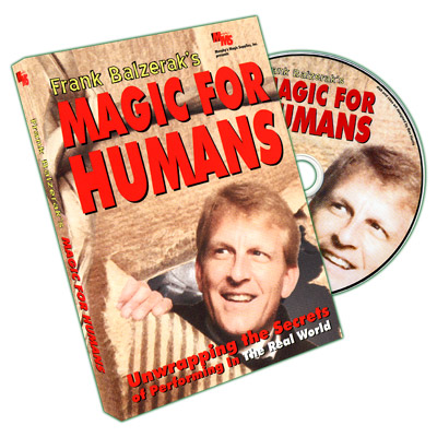 Magic For Humans by Frank Balzerak - DVD Magic For Humans by Frank Balzerak - DVD