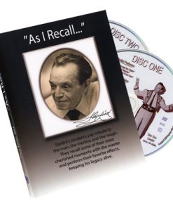 As I Recall (2 DVD Set) - Tony Slydini