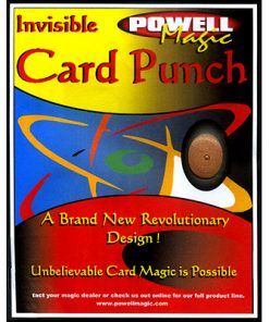 Invisible Card Punch by Dave Powell - Trick