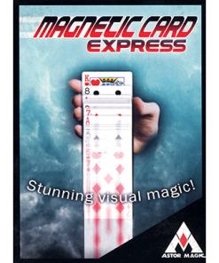 Magnetic Card Express (Blue) by Astor Magic - Trick