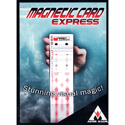 Magnetic Card Express (Red) by Astor Magic - Trick Magnetic Card Express (Red) by Astor Magic - Trick