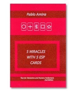 5 Miracles with ESP Cards by Pablo Amira and Titanas - Book