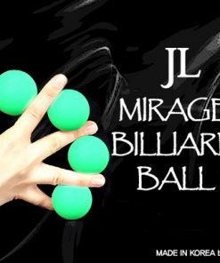 Mirage Billiard Balls by JL (GREEN, 3 Balls and Shell) - Trick