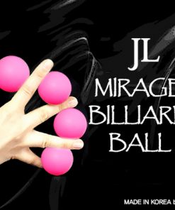 Mirage Billiard Balls by JL (PINK, 3 Balls and Shell) - Trick