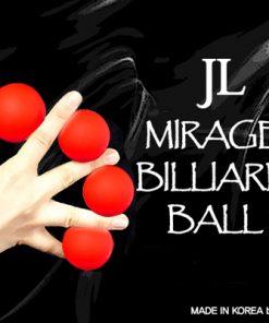 Mirage Billiard Balls by JL (RED, 3 Balls and Shell) - Trick