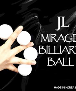 Mirage Billiard Balls by JL (WHITE, 3 Balls and Shell) - Trick