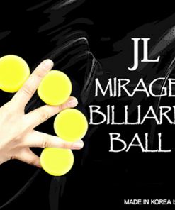 Mirage Billiard Balls by JL (Yellow, 3 Balls and Shell) -Trick