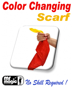 Color Changing Silk Scarf by Mr. Magic - Trick