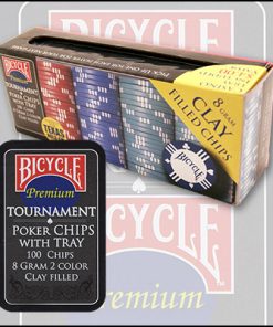 Bicycle Clay Poker Chip Set: 100 Count