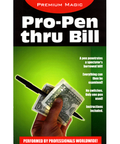Pro Pen Through Bill by Premium Magic - Trick