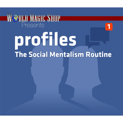 Profiles: The Social Mentalism Routine (DVD and Gimmick) by World Magic Shop - DVD Profiles: The Social Mentalism Routine (DVD and Gimmick) by World Magic Shop - DVD