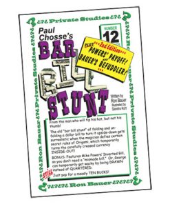 Ron Bauer Series: #12 - Paul Chosse's Bar Bill Stunt - Book