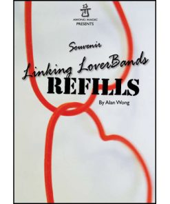 REFILL for Souvenir Linking Loverbands (20 link, 10 single, BANDS ONLY) by Alan Wong - Tricks