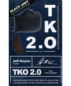 TKO 2.0 Gimmick only (Black) by Jeff Kaylor - Trick