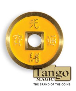 Normal Chinese Coin made in Brass (Yellow) by Tango-Trick (CH010)